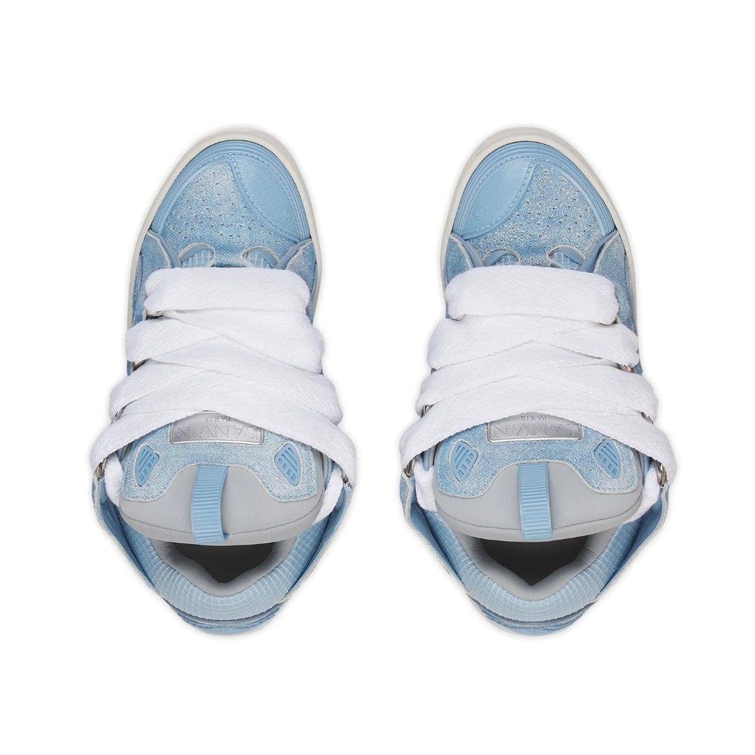 Curb Sky Blue White