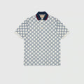 Stretch cotton polo shirt