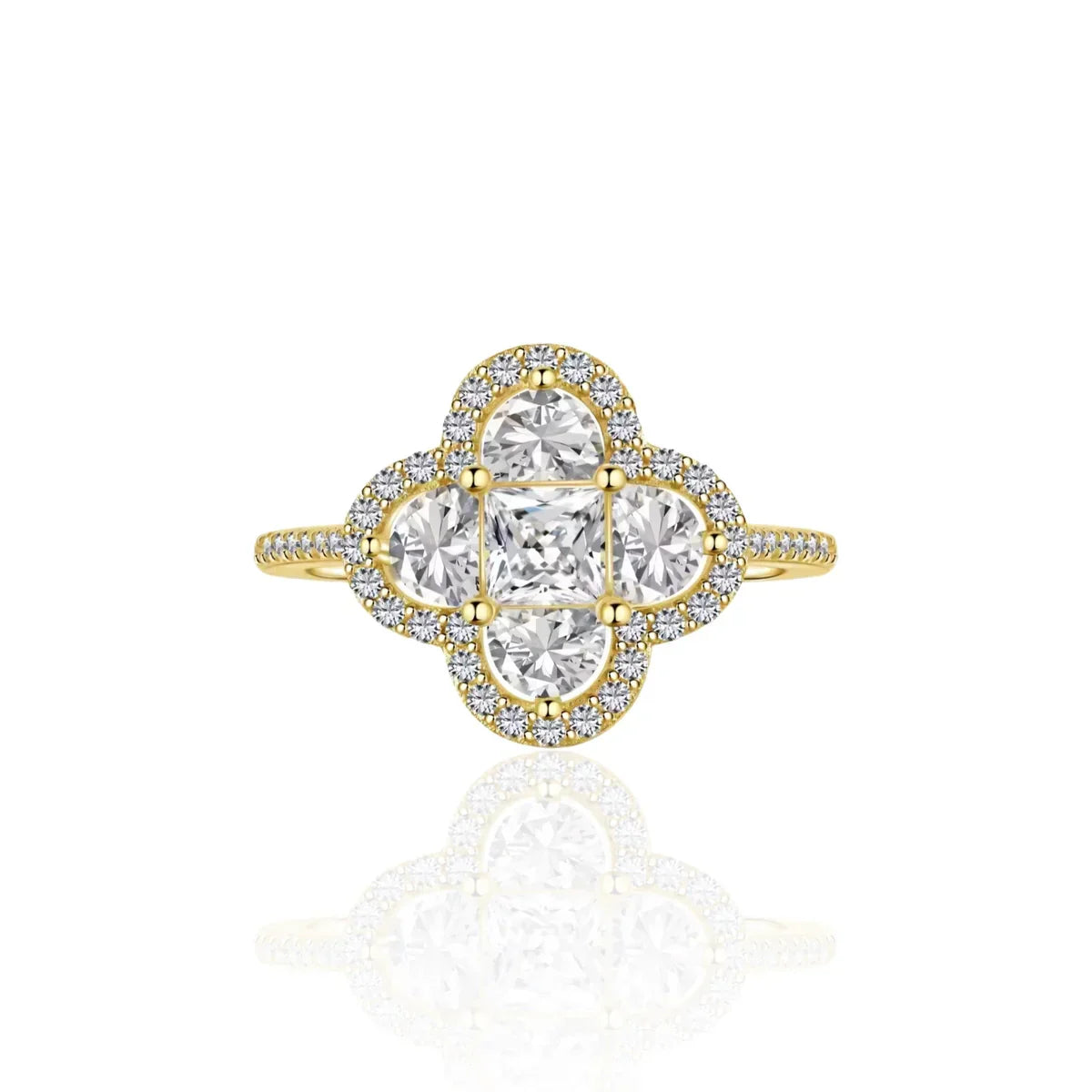 CLOVER RING | 925 STERLING SILVER
