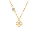 SINGLE CLOVER NECKLACE | 925 STERLING SILVER