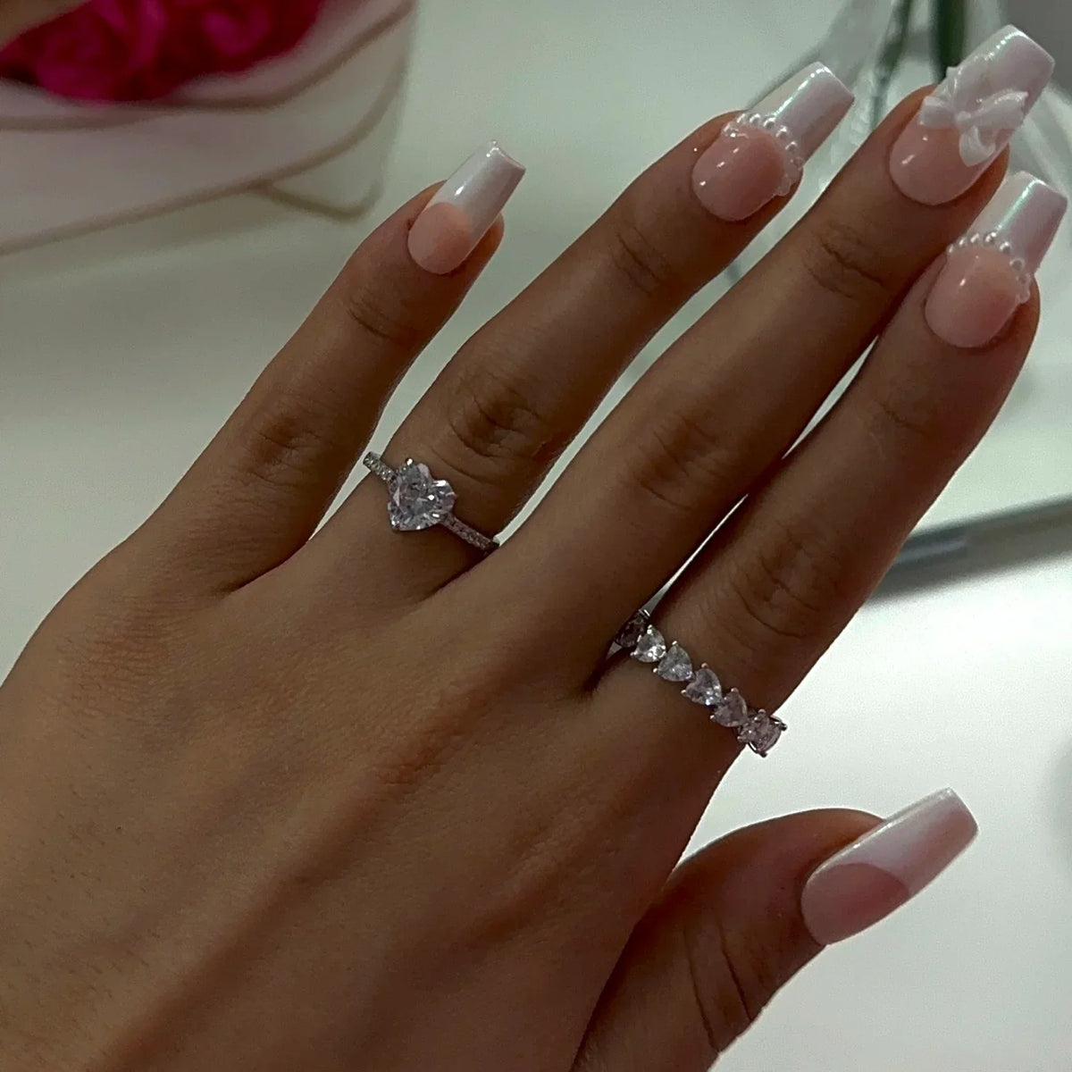 Heart Crystal Ring